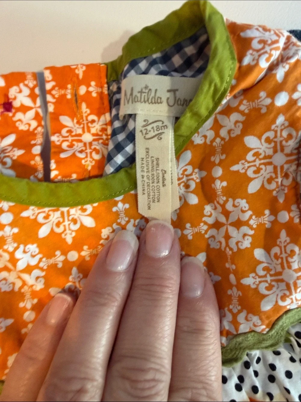 Matilda Jane Halloween Fall Pumpkin Ghost Witch Dress with Bloomers 12-18 M EUC